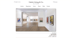 Desktop Screenshot of galerie-lelong.com